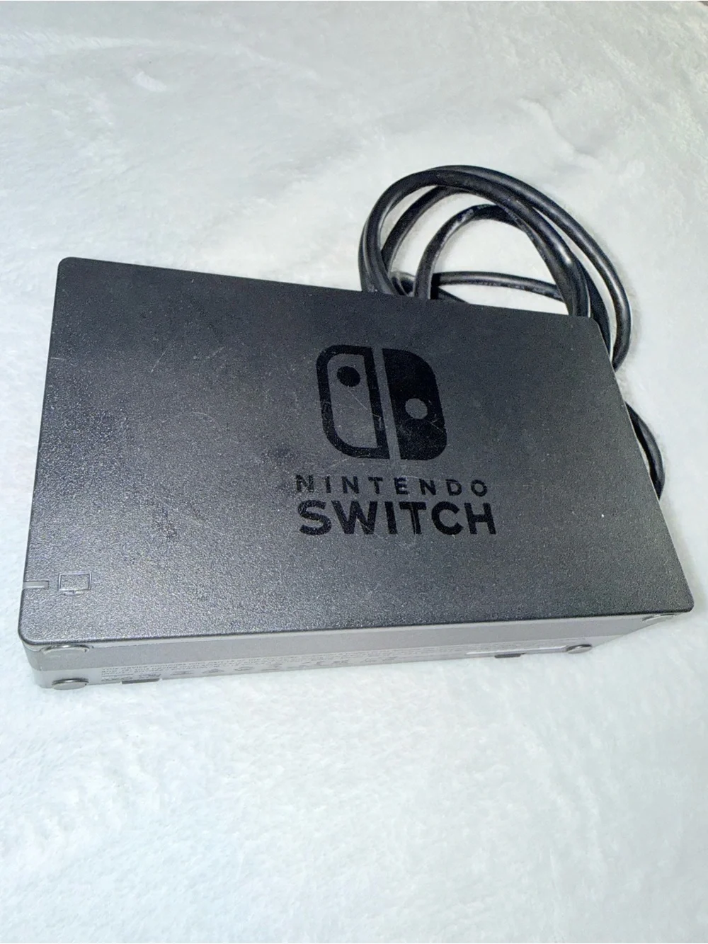 Nintendo Black Switch Dock with Attached HDMI Cable